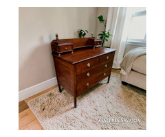 Gyönyörű Antik Copf mahagóni Író komód.