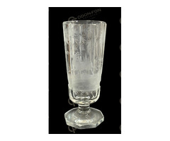 Vadász jelenetes pohár