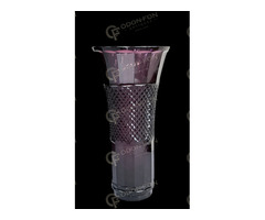 Moser lila díszváza