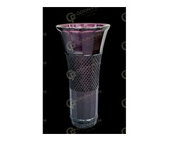 Moser lila díszváza