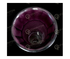 Moser lila díszváza