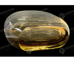 Ovális alakú váza darupár ábrázolással