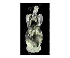 Színtelen elefánt kisplasztika