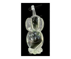 Színtelen elefánt kisplasztika