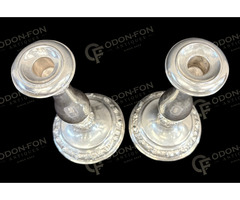 Biedermeier gyertyatartópár