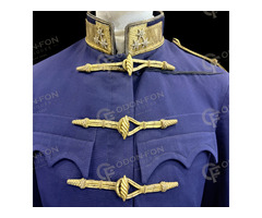 1926 mintájú huszár ezredesi kistársasági egyenruha tiszti fekete sapkával