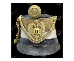 1868 M. K.u.K. huszártiszti csákó, 11. ezred (Szombathely)