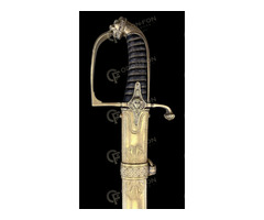 Francia császári gárda könnyűlovas vadász tiszti szablya