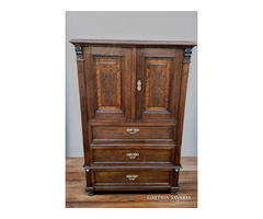 Gyönyörű Antik Ónémet Pillér szekrény/Cabinet/Nagyon jó állapotban. Cca 1880!