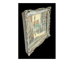 Fiákeres utca jelenet