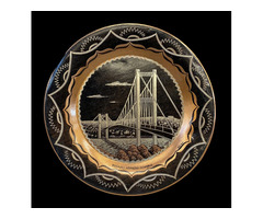 Istambul fali dísztányér