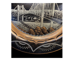 Istambul fali dísztányér