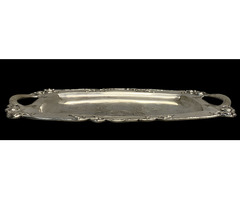 Szecessziós ezüst tálca