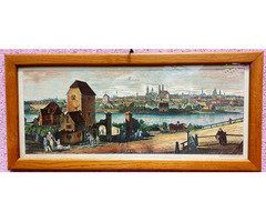 Vitange műtárgy kollekció. Német nagyvárosok látképei 16.-18. századi színes rézkarcokon