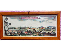 Vitange műtárgy kollekció. Német nagyvárosok látképei 16.-18. századi színes rézkarcokon