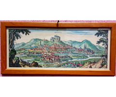 Vitange műtárgy kollekció. Német nagyvárosok látképei 16.-18. századi színes rézkarcokon