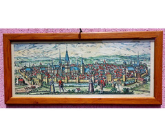 Vitange műtárgy kollekció. Német nagyvárosok látképei 16.-18. századi színes rézkarcokon