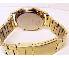 Retro minőségi karóra. Citizen Chronograph Alarm aranyozott újszerű karcmentes