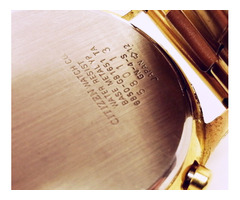 Retro minőségi karóra. Citizen Chronograph Alarm aranyozott újszerű karcmentes