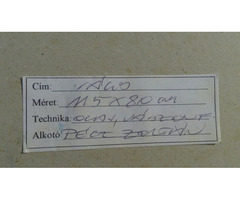 Vágy. Pécz Zoltán Hormiga festménye. Az elitéltből lett elismert nemzetközi művész alkotása