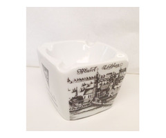 Bavaria négy oldalán mintázott porcelán hamuzó edényke készlet 10db. egyben