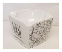 Bavaria négy oldalán mintázott porcelán hamuzó edényke készlet 10db. egyben