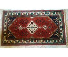 Régi kézi csomózású gyapjú futószőnyeg, Indiai Orient Teppich Ritka antik darab