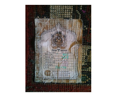 Régi kézi csomózású gyapjú futószőnyeg, Indiai Orient Teppich Ritka antik darab