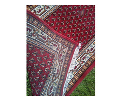 Antik, régiség: Iráni Bidjar Herati mintás kézi csomózású gyapjú futószőnyeg, Ritkaság