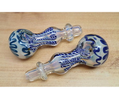 Régi Muránói üvegműves tárgy párban. Élvezeti-cikk elfüstölésére szolgál Olaszországból