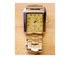 Qmax Quartz Cristal aranyozott csattal, újszerű