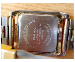 Qmax Quartz Cristal aranyozott csattal, újszerű