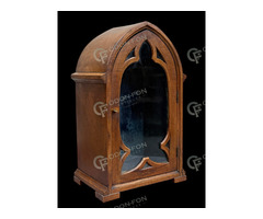 Neo gótikus, szentség- vagy óratartó vitrin