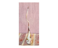 Art Deco fúvott üvegszobor a Muránói alkotó Afro Celotto művészi munkája. Egyedi darab