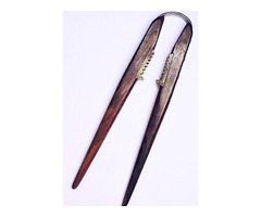 Antik rózsafa-bronz mandula, mogyoró törő kéziszerszám 1950-s évek Carl Aubock Dánia