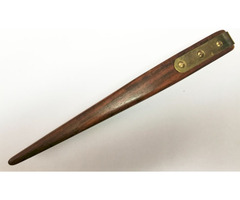 Antik rózsafa-bronz mandula, mogyoró törő kéziszerszám 1950-s évek Carl Aubock Dánia