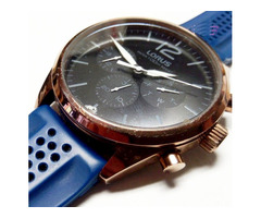 Lorus Chronograph Quartz méretes szilikon szíjas kiváló állapot