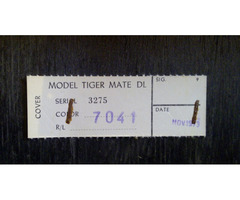 Retro, Vitange elektromos orgona, eredeti táskájában. EKO Tiger Mate DL