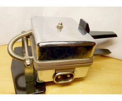 Retró elektromos konyhai eszköz nikkelezett gofrisütő Schulte, Német 1960-as évek