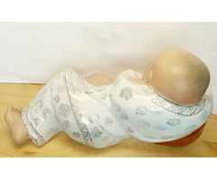 Óriás méretű kínai kacagó Buddha dúsan aranyozva nyitott szájjal