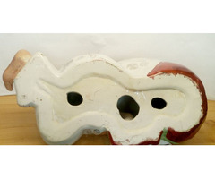 Óriás méretű kínai kacagó Buddha dúsan aranyozva nyitott szájjal