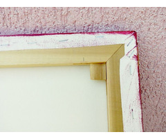 Modern absztrakt festmény kompozíció Olaszországból. 4db. kép egyben