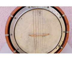 Antik hosszúnyakú 6 húros bendzso 1960-s évek. Kiváló állapotban