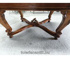 Bécsi barokk kihúzhatós étkezőasztal