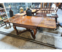 Bécsi barokk kihúzhatós étkezőasztal