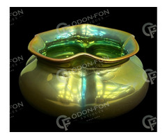 Zsolnay 4 gerezdes kaspó