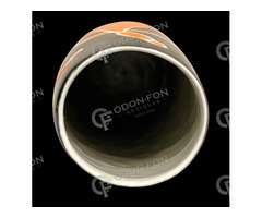 Zsolnay váza stilizált nőalakos díszítéssel