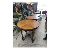 Kerek ónémet szalonasztal