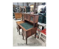 Szecessziós felépítményes íróasztal
