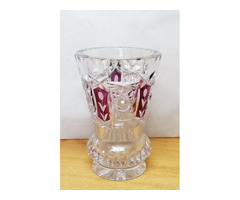 Retro súlyos kristály pohár, Hofbauer Crystal Co. Bajorország 1950-es évek